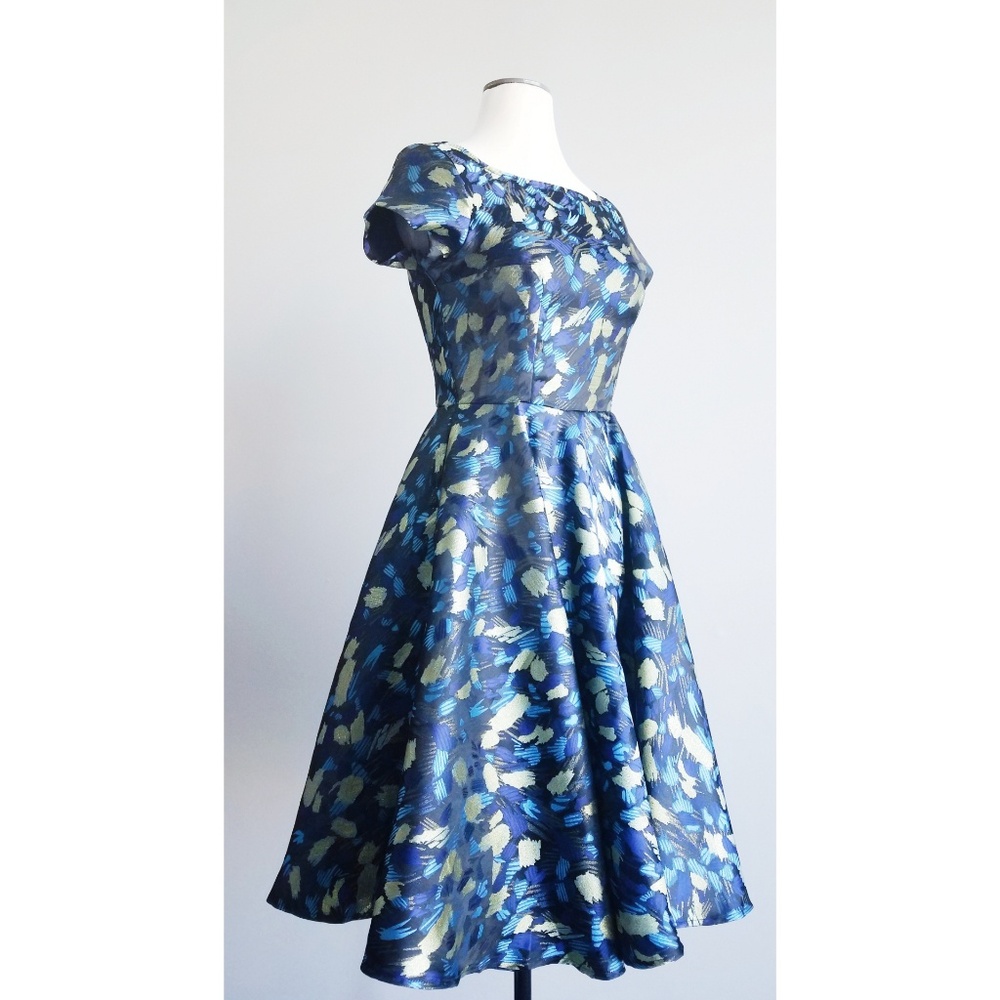 Shabby Apple Blue Cezanne Party Circle Dress